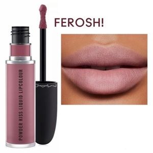 MAC “Ferosh” powder kiss liquid lip